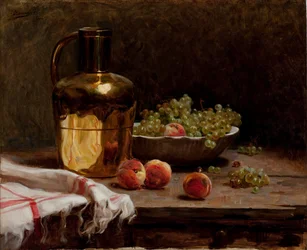 Stilleben - Druer og ferskenPortugues: Stilleben - Druer og fersken